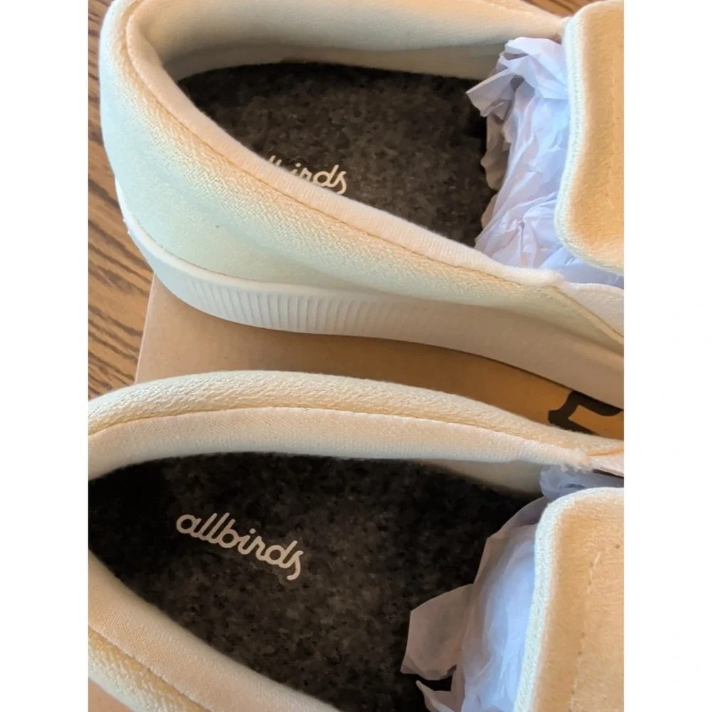Allbirds Women's Lounger Lift Stony Cream Platform Slip On Sneakers Size 9.5